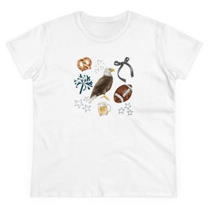 Camiseta de los Philadelphia Eagles, camiseta de los Eagles, camiseta gráfica de Filadelfia, camiseta bonita de Filadelfia, camiseta de fútbol americano de los Eagles para mujer, ideas de regalo de Filadelfia, Eagles