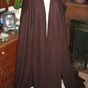 Star Wars Anakin Ep.2 Tabard Cloak Costume without sleeves Wool Flannel Movie Accurate Fiber