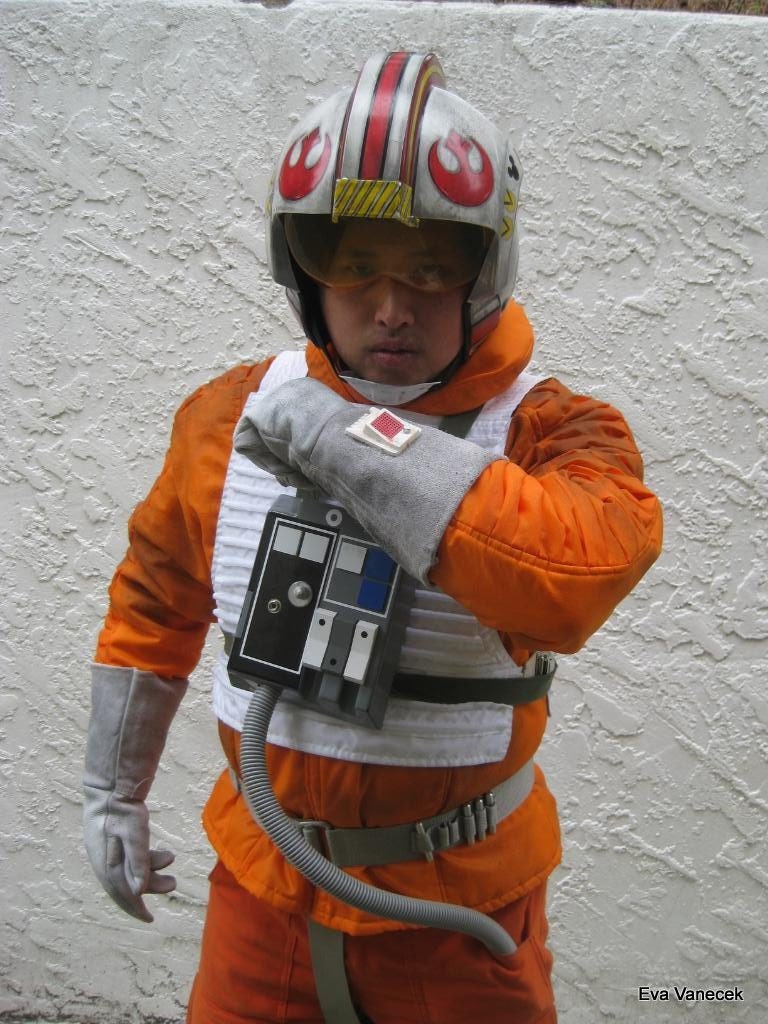 Luke skywalker orange best sale jacket