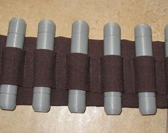 Supporto per gamba svasata per costume di Star Wars: accessorio per tuta da volo marrone, svasature non incluse, solo supporto