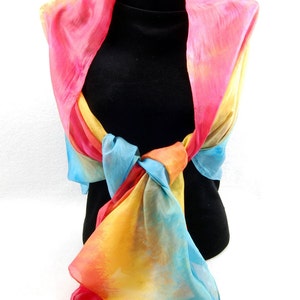 The Colors of FALL...Hand Dyed Silk Habotai Scarf, choose your palette