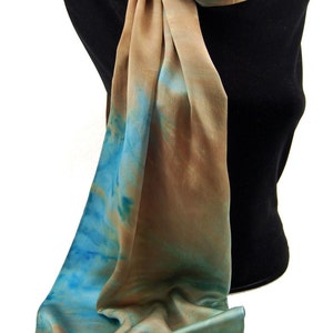 The Colors of FALL...Hand Dyed Silk Charmeuse Scarf, choose your palette Bild 5