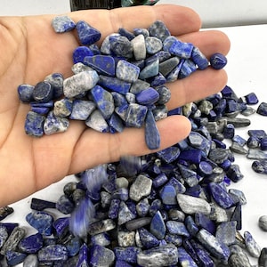 Lapis Lazuli Gemstone,Bulk Tumbled Tiny Lapis Lazuli Stones,Lapis Lazuli Gemstone Undrilled Chips,Natural Lapis Lazuli Bulk,Home Decor 2-6mm