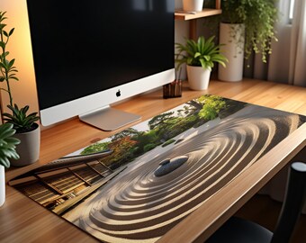 Japanese Zen Garden Desk Mat – XXL Mouse Pad