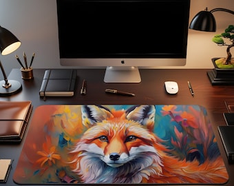 Fox Desk Mat | Artistic XXL Mouse Pad