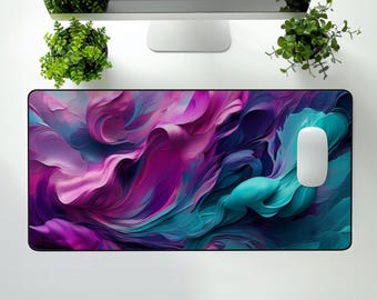 Abstract Desk Mat | 3D Acrylic Art XXL Mouse Pad