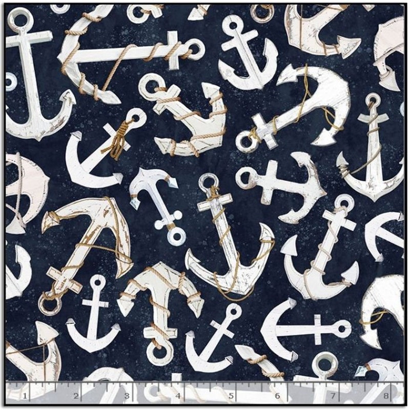 Nautical Fabric by the Yard - Etsy