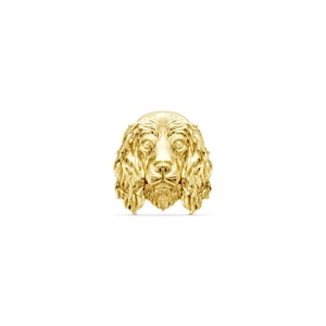 Cocker Spaniel Gold Pendant Necklace, 8K, 10K, 14K, 18K Solid Gold, Dog Lover Jewelry Gift, Beautiful Jewelry for Cocker Spaniel Owners