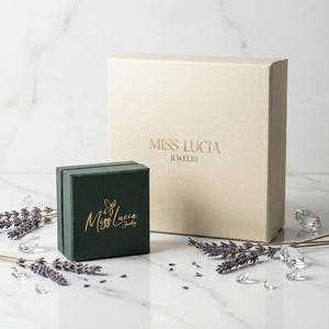 Solid Gold Angel Stud Earrings: Dainty Celestial Jewelry Gift image 5