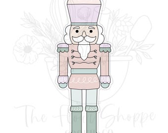 Nutcracker 4 with Cupcake Hat Christmas Holiday Cookie Cutter
