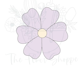 Daisy 4 Flower Cookie Cutter