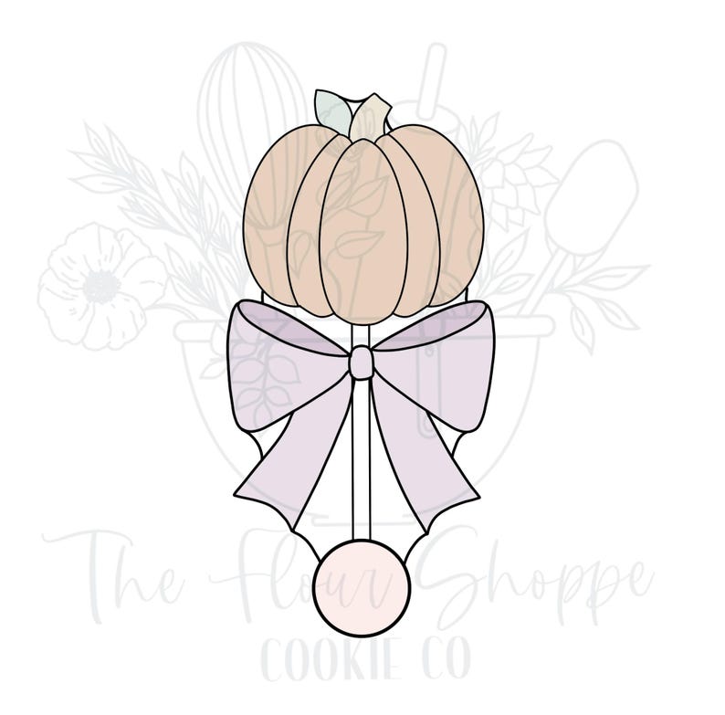 Pumpkin Baby Rattle Cookie Cutter Etsy