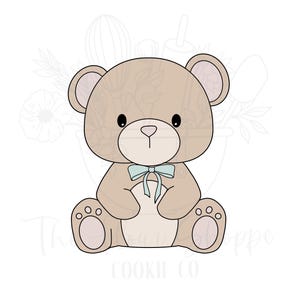 Teddy Bear 1 Baby Shower Cookie Cutter