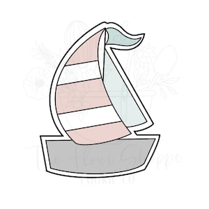 Sail Boat, Nautical, Ocean, and Under the Sea Cookie Cutter