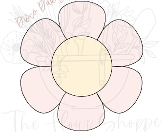 Disco Daisy Groovy Retro Cookie Cutter