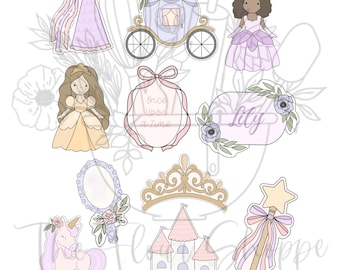 Princess, Once upon a Time, Cookie Cutter Set, CCOTW