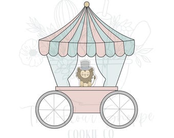 Circus Wagon Carnival Cookie Cutter