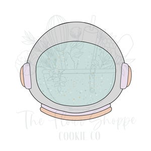 Astronaut Helmet Space Cookie Cutter