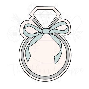 Wedding Ring with Bow Cookie Cutter