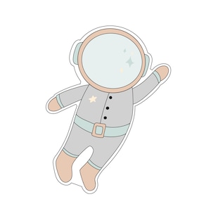 Astronaut 1 Outer Space Cookie Cutter
