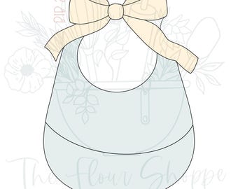 Baby Bib 2 Baby Shower Cookie Cutter