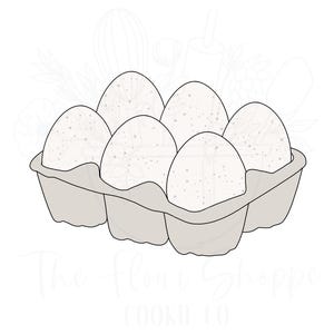 Egg Carton Farm Fresh Farmers Market Cookie Cutter