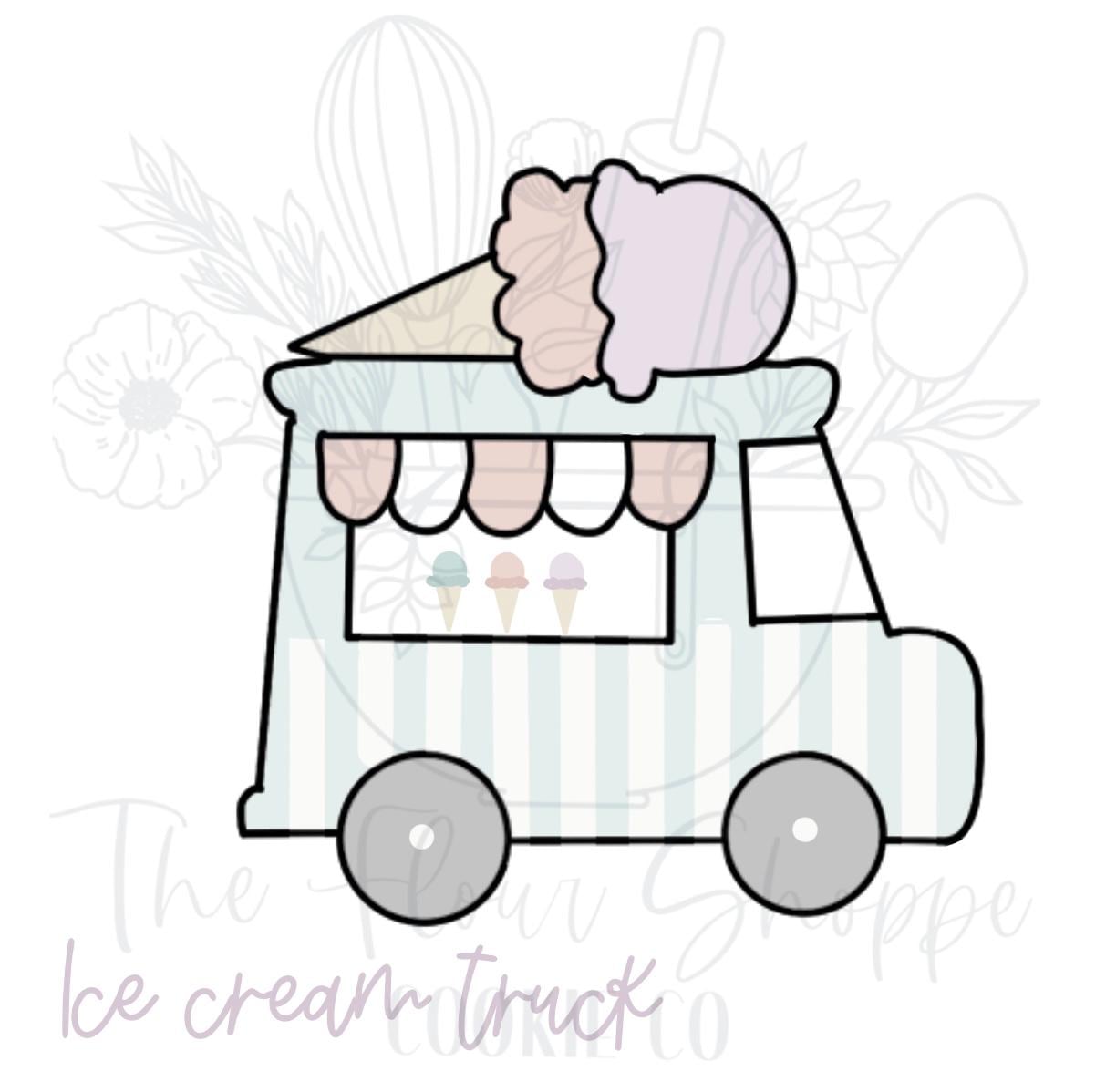 Ice Cream Truck Cookie Cutter