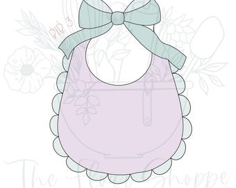Baby Bib 3 Baby Shower Cookie Cutter