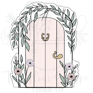 Floral Fairy Door Cookie Cutter