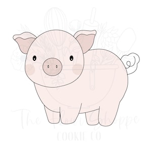 Pig 1 Farm Cookie Cutter