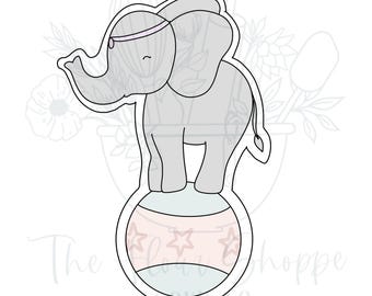 Circus Elephant Carnival Cookie Cutter