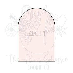 May include: A black and white line drawing of a kitchen bowl with a rolling pin, whisk, and spatula inside. The text "ARCH 1" is written in the center of the bowl.