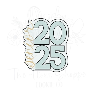 Senior 2025 Graduation Cookie Cutter High School Senior College Graduate