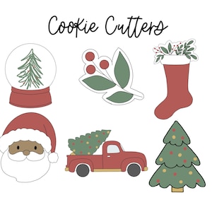 Beginner Holiday Class Cookie Cutters 2024 (Physical Cutters Shipped)