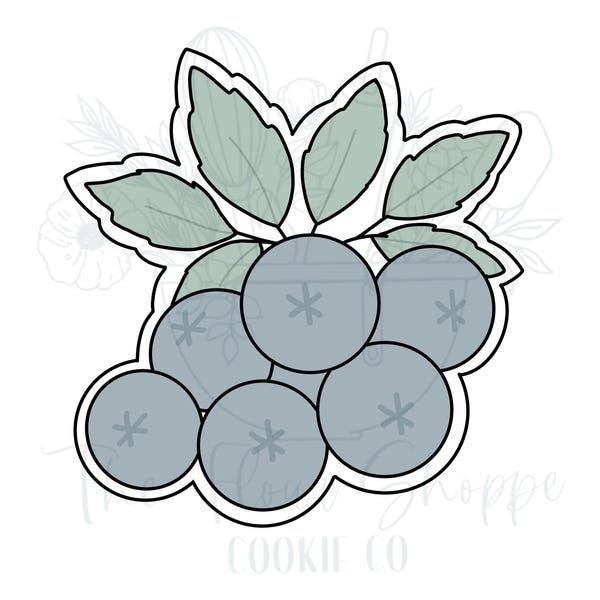 Blueberry 1 Fruit Cookie Cutter