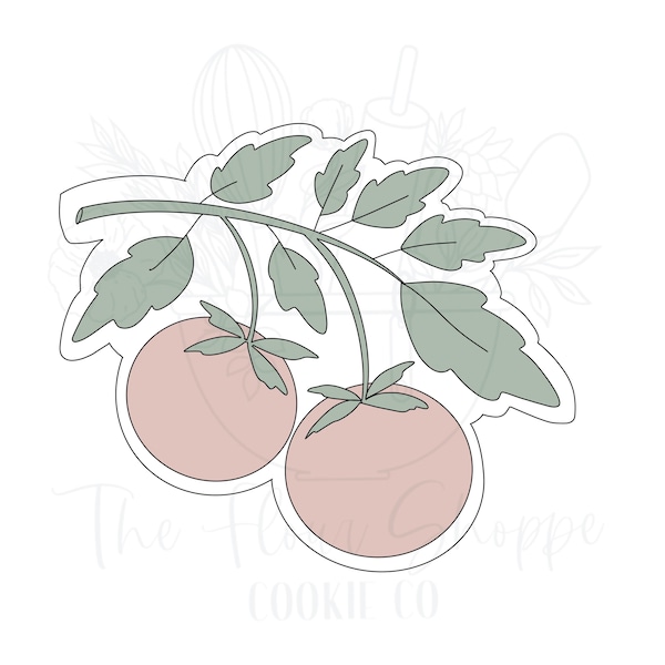 Tomatoes on Vine Vegetable Farmers Market Cookie Cutter