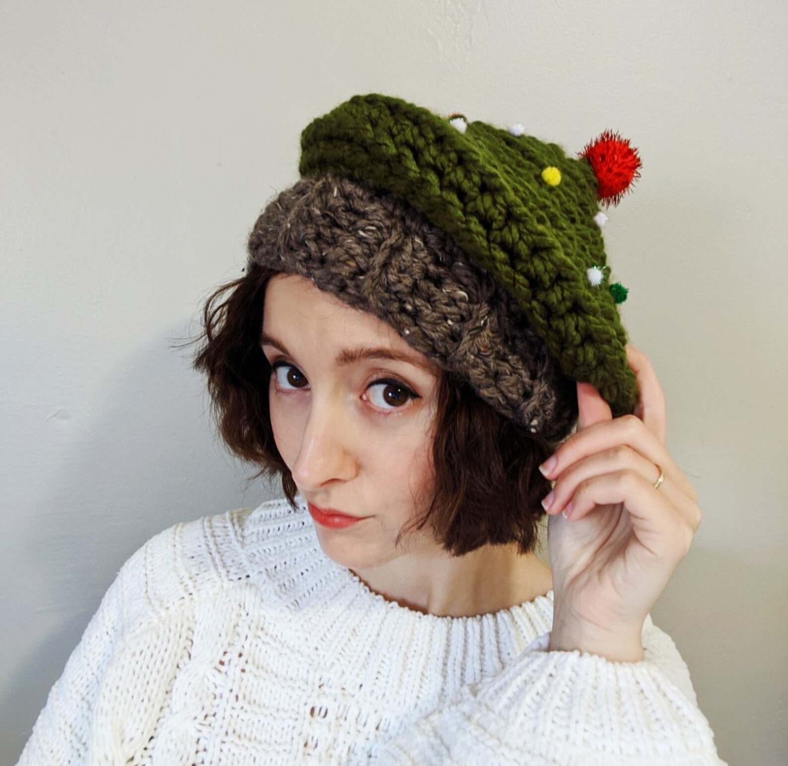 Christmas Tree Hat Crochet Pattern Christmas Tree Hat Etsy