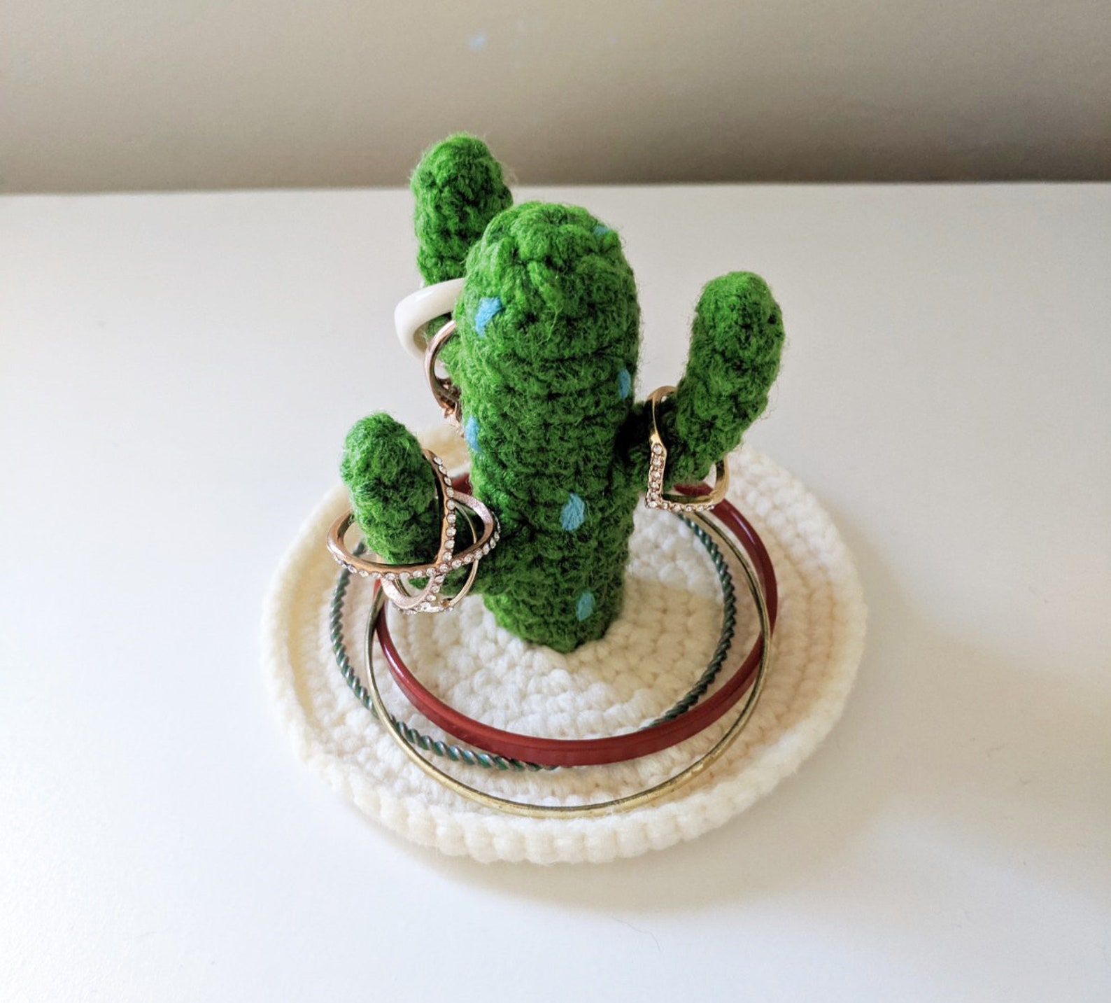 Cactus Jewelry Holder Crochet Pattern Ring Holder Jewelry Etsy