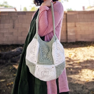 patchwork crochet bolsa