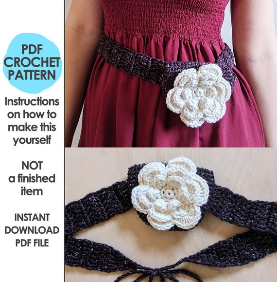 crochet belt bag