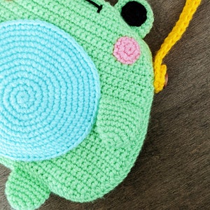 Crossbody Froggy Bag Crochet Pattern, Frog, Toad, Crochet Purse, Kawaii image 8