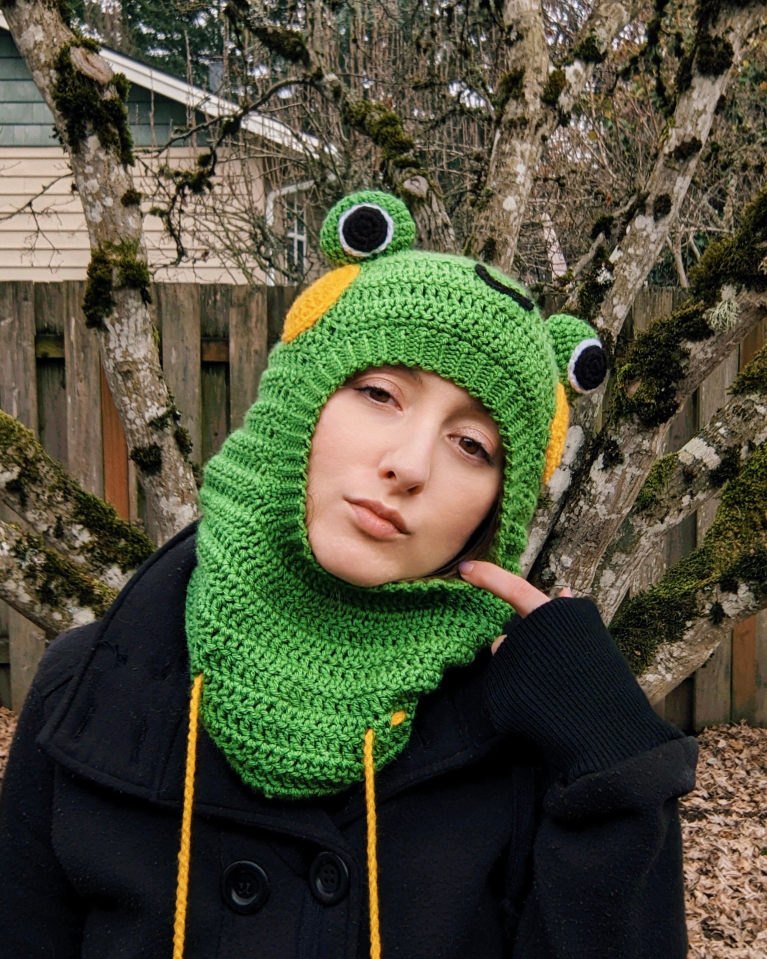 Frog Hat Crochet Pattern Little Chick With A Frog Hat 🐥🐸 This
