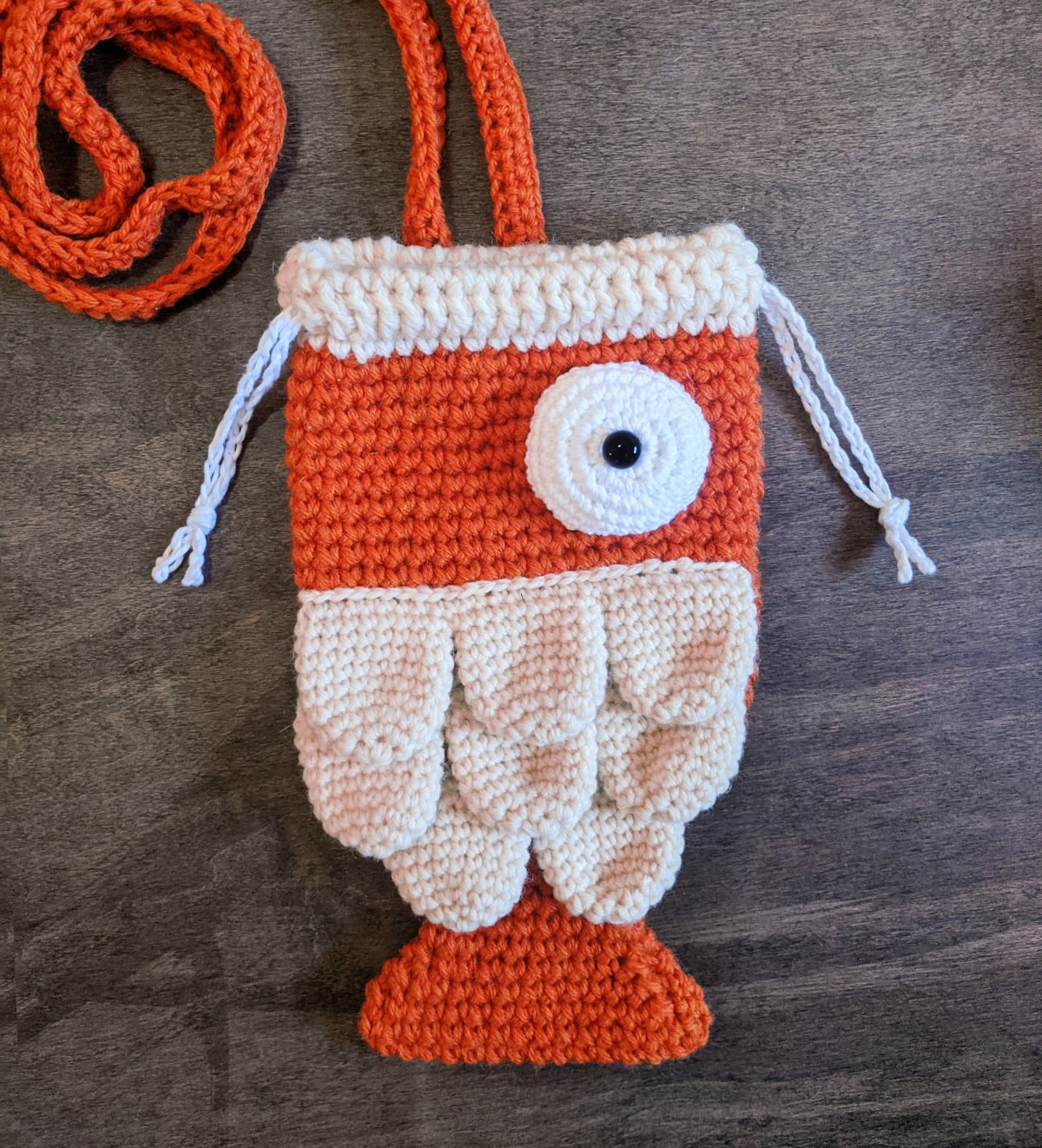 New Patterns & Supplies - Fish Wristlet Yarn Holder Bag Crochet Pattern