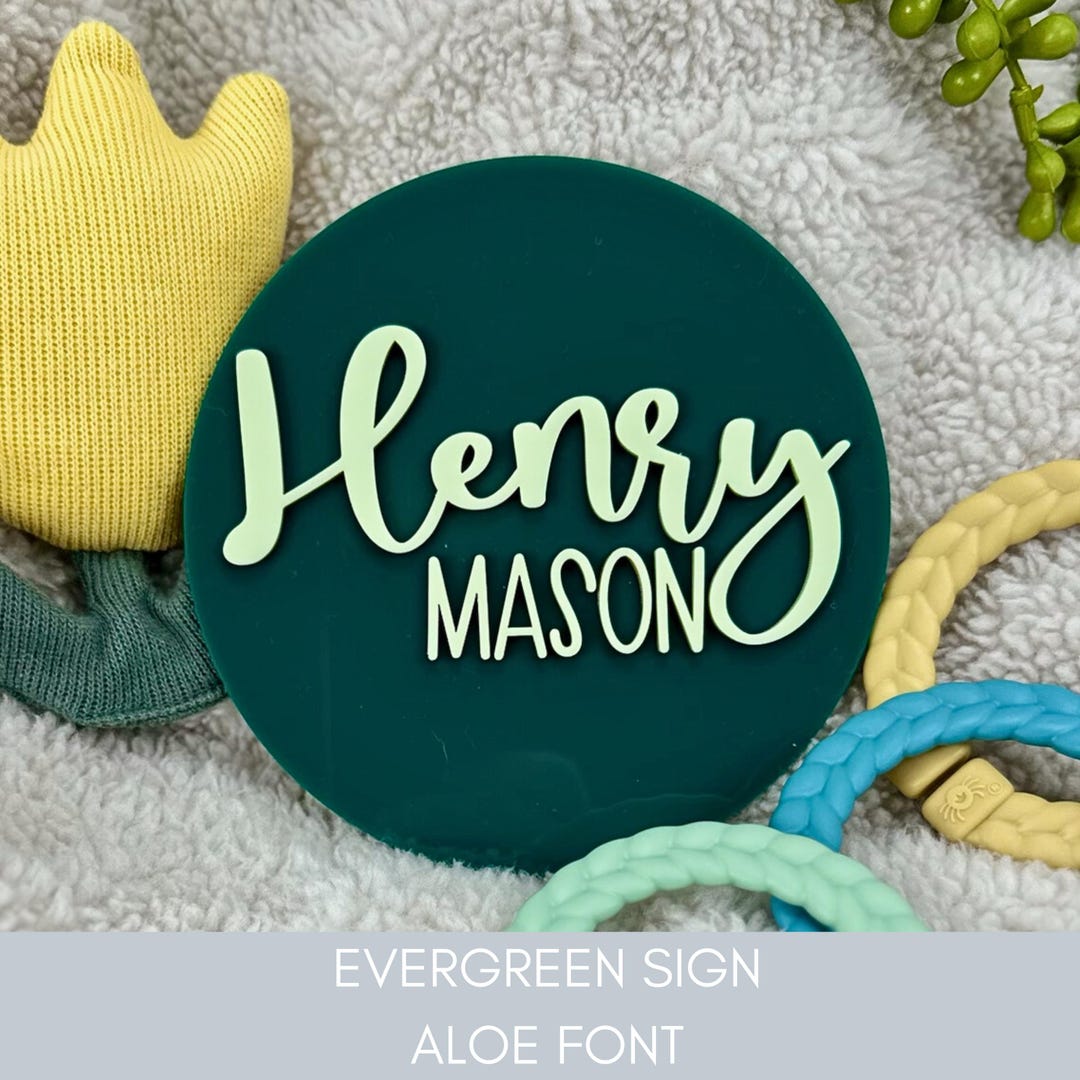 Birth Announcement Sign, Baby Name Sign, Newborn Sign for Hospital ...