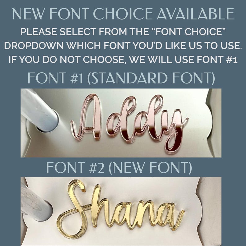 Personalized Stanley Topper, Custom Tumbler Name Tag, H2.0 Flowstate Topper, Mirror Metallic Name Plate, Stanley Accessories bild 2
