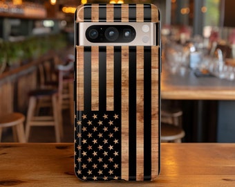 AMERICAN FLAG Google Pixel Phone Case | For Google Pixel 9 Pro XL, Pixel 9 Pro, Pixel 9, Pixel 8, Pixel 8 Pro Pixel 7 Pixel 6 Pixel 5, 5G