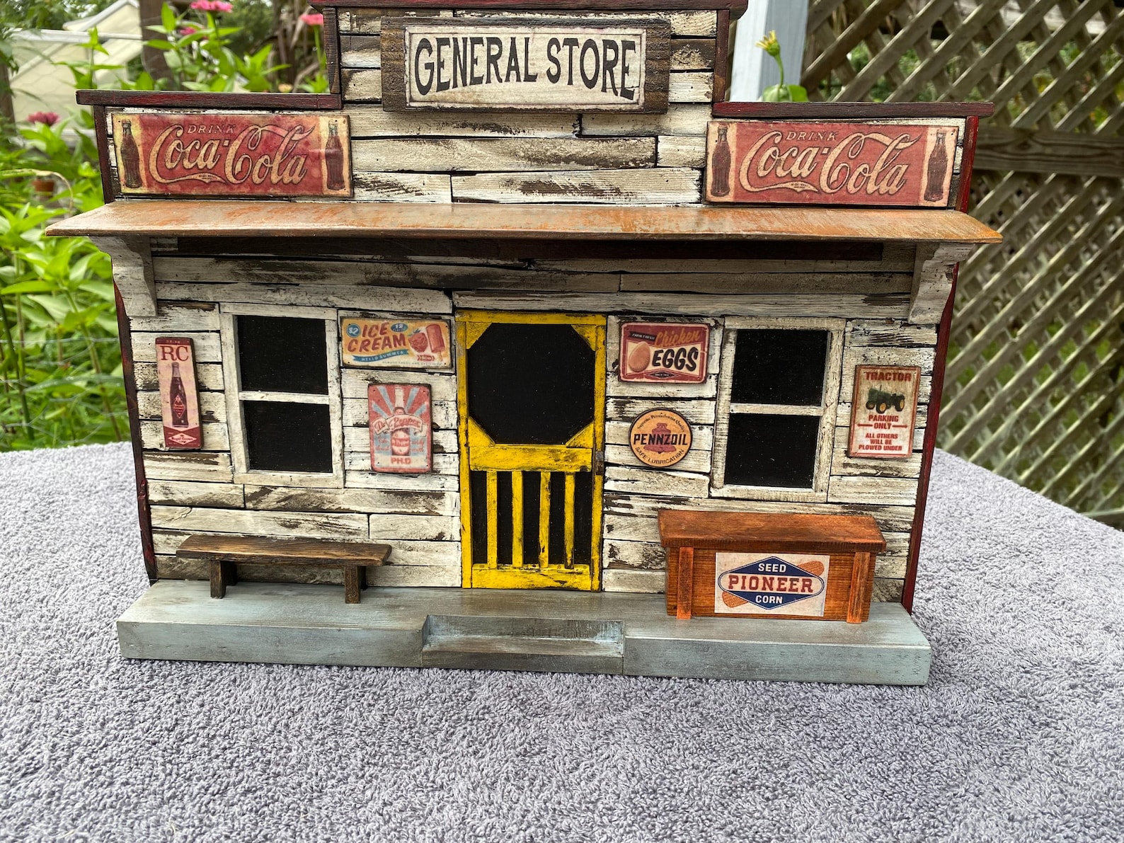 Rustic Old General Store Front, Facade Only, Home Decor, Wall Decor ...
