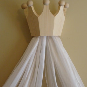 Princess Bed Crown / Valance / Canopy / Cornice for Nursery image 1