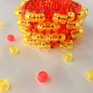 Sunset Kandi Cuff Bracelet