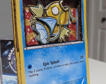 Pokemon Shining Magikarp XY Promo Card Holo Glitter 3D Art Shadow